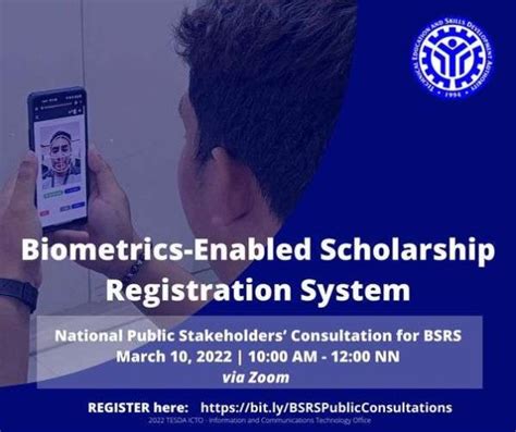 bsrs tesda|TESDA launches nationwide implementation of biometric .